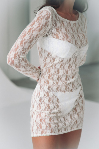 Gelato cream short dress